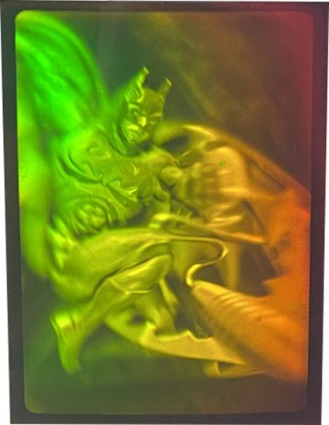 CTBL-042128 1995 Fleer BATMAN Forever Metal 3-D Hologram Chase Insert Card