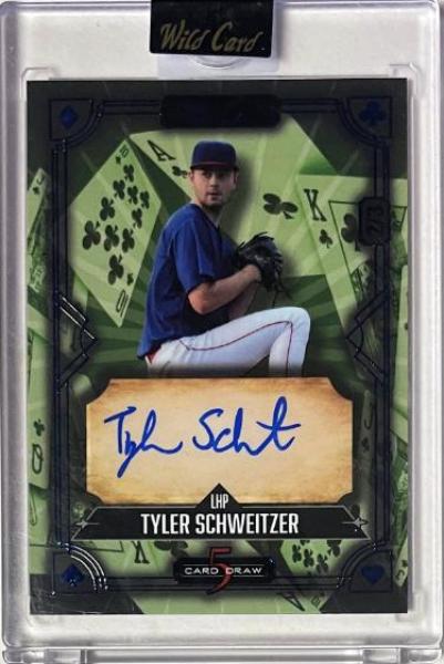 CTBL-041788 Tyler Schweitzer Signed 2024 Wild Card 5 Card Draw Auto No.5CDCL-TS- 3 Card - Chicago White Sox & Factory Sealed