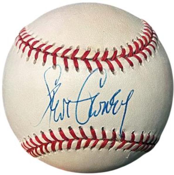 CTBL-042691 Steve Garvey Signed RONL Rawlings Official National League Baseball - COA - Los Angeles Dodgers