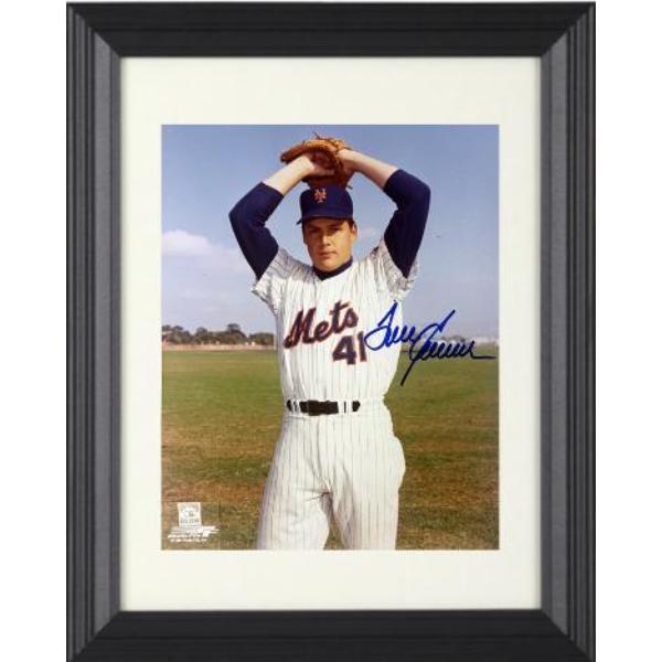 Picture of RDB Holdings & Consulting CTBL-f42684 Tom Seaver Signed York Mets MLB Licensed 8 x 10 in. Photo Custom Framing - COA & CSA Show Ticket
