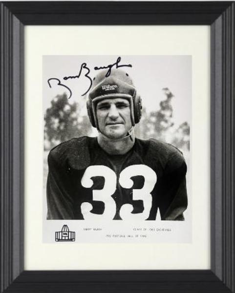 Picture of RDB Holdings & Consulting CTBL-f42601 Sammy Baugh Signed HOF Enshrinee Class of 1963 Black & White Custom Framing 8 x 10 in. Photo - Tuff Stuff Show COA