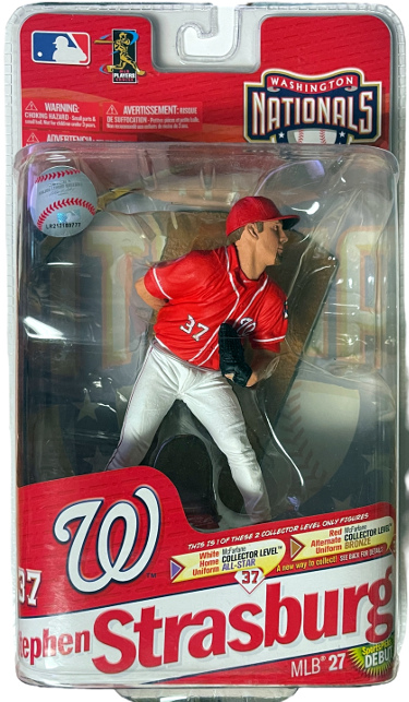 Picture of RDB Holdings & Consulting CTBL-042333 Stephen Strasburg MLB 2011 Washington Nationals Figure Series 27 - MC Farlane Toys