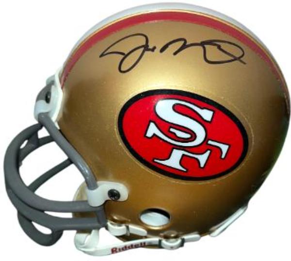 CTBL-042549 Joe Montana Signed San Francisco 49ers Riddell TB NFL Mini Helmet - Upper Deck Hologram & COA