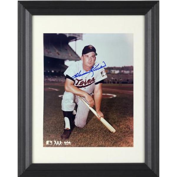 Picture of RDB Holdings & Consulting CTBL-f42595 Harmon Killebrew Signed Minnesota Twins MLB Licensed 8 x 10 in. Photo Custom Framing - COA & Autograph Show Ticket