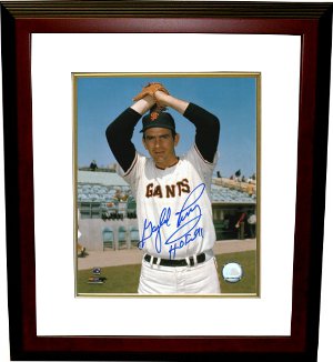 CTBL-MW5978F Gaylord Perry Signed San Francisco Giants Photo Hof91 Custom Framed - 8 x 10
