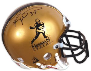 Picture of Athlon CTBL-005039a Ricky Williams Signed Heisman Authentic Mini Helmet - Mounted Hologram