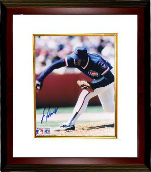CTBL-MW2456 Lee Smith Signed Chicago Cubs Photo Custom Framed - 8 x 10