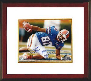 CTBL-WW7254 Louis Murphy Signed Florida Gators 8 x 10 Photo Custom Framed