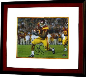 CTBL-WW1970F Steve Smith Signed USC Trojans 8 x 10 Photo Custom Framed