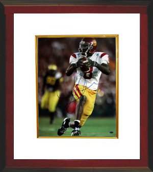 CTBL-WW3460 Dwayne Jarrett Signed USC Trojans 8 x 10 Photo Custom Framed - Jarrett Hologram