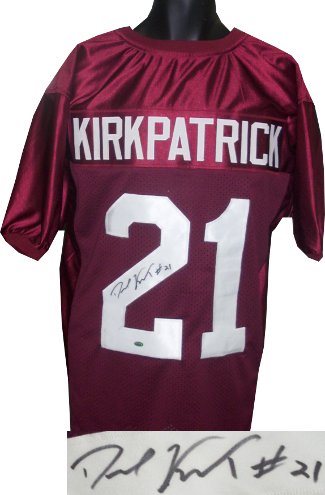 Picture of Athlon CTBL-011392N Dre Kirkpatrick Signed Crimson Custom Stitched Football Jersey- Kirkpatrick Hologram&#44; No.21 Extra Large