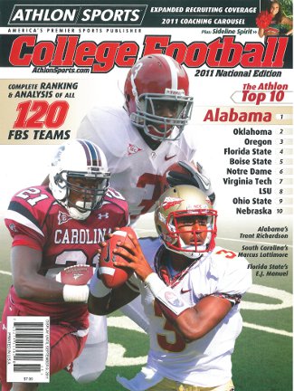 Picture of Athlon CTBL-012684 Trent Richardson Unsigned Alabama Crimson Tide Sports 2011 College Football National Preview Magazine