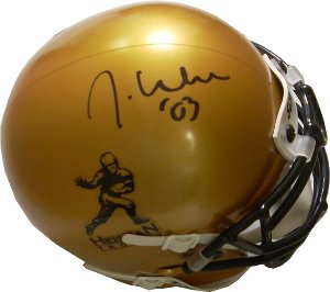 Picture of Athlon CTBL-003797a Jason White Signed Heisman Logo Gold Authentic Schutt Mini Helmet 03 - Oklahoma Sooners