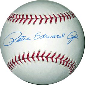 Picture of Athlon CTBL-004006c Pete Rose - Peter Edward Rose Signed Official Major League Baseball - Reds - Phillies
