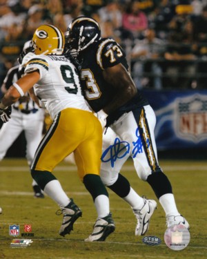 Picture of Athlon CTBL-004090a Marcus McNeill Signed San Diego Chargers 8 x 10 Photo