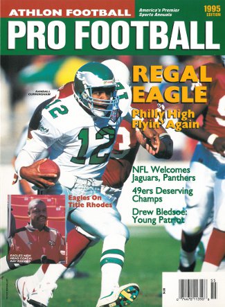 Picture of Athlon CTBL-012482 Randall Cunningham Unsigned Philadelphia Eagles Sports 1995 NFL Pro Football Preview Magazine