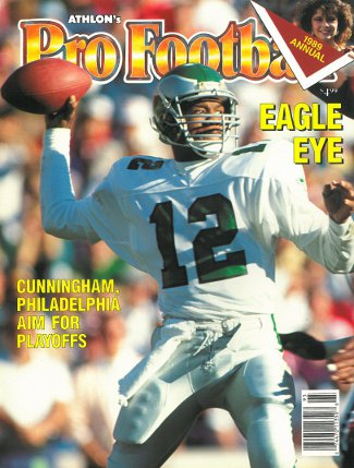 Picture of Athlon CTBL-012510 Randall Cunningham Unsigned Philadelphia Eagles Sports 1989 NFL Pro Football Preview Magazine