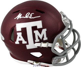 Picture of Athlon CTBL-014779 Mike Evans Signed Texas A&M Aggies Riddell Speed Maroon Matte Mini Helmet - Tri-Star Hologram
