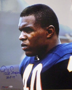 Picture of Athlon CTBL-003486C Gale Sayers Signed Chicago Bears 16 x 20 Photo HOF77