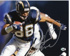 Picture of Athlon CTBL-003587a Keenan McCardell Signed San Diego Chargers 8 x 10 Photo