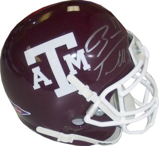 Picture of Athlon CTBL-011147 Ryan Tannehill Signed Texas A&M Aggies Authentic Schutt Mini Helmet
