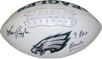Picture of Athlon CTBL-012982 Maxie Baughan Signed Philadelphia Eagles Logo Football 9X Pro Bowl