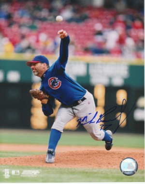 CTBL-003399b Mike Remlinger Signed Chicago Cubs Photo - 8 x 10