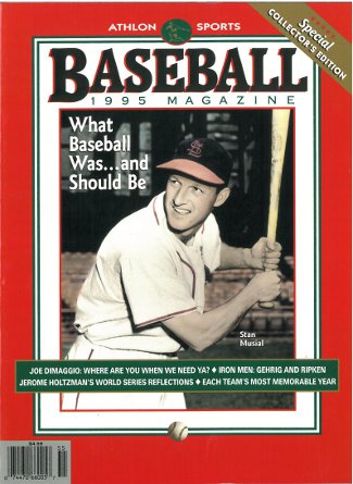 Picture of Athlon CTBL-013043 Stan Musial Unsigned St. Louis Cardinals Sports 1995 MLB Baseball Special Collectors Edition Magazine