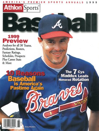 Picture of Athlon CTBL-013045 Greg Maddux Unsigned Atlanta Braves Sports 1999 MLB Baseball Preview Magazine