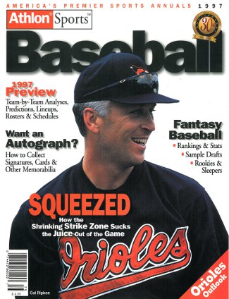 Picture of Athlon CTBL-013046 Cal Ripken&#44; Jr. Unsigned Baltimore Orioles Sports 1997 MLB Baseball Preview Magazine