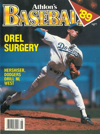 Picture of Athlon CTBL-013047 Orel Hershiser Unsigned Los Angeles Dodgers Sports 1989 MLB Baseball Preview Magazine