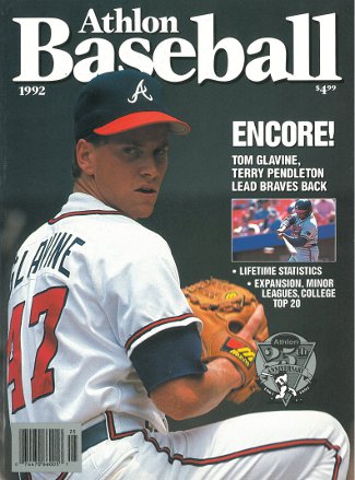Picture of Athlon CTBL-013052 Tom Glavine Unsigned Atlanta Braves Sports 1992 MLB Baseball Preview Magazine