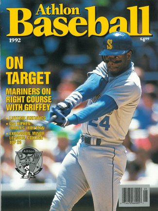 Picture of Athlon CTBL-013054 Ken Griffey, Jr. Unsigned Seattle Mariners Sports 1992 MLB Baseball Preview Magazine