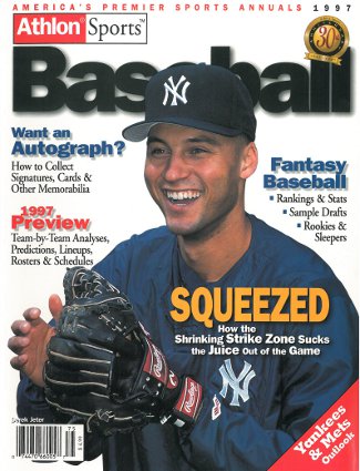Picture of Athlon CTBL-013056 Derek Jeter Unsigned New York Yankees Sports 1997 MLB Baseball Preview Magazine