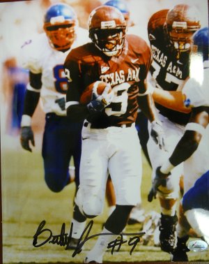 Picture of Athlon CTBL-002997a Bethel Johnson Signed Texas A&M Aggies 8 x 10 Photo
