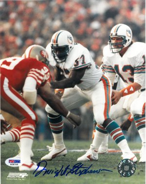 CTBL-009657 Dwight Stephenson Signed Miami Dolphins 8 x 10 Photo - PSA DNA Hologram