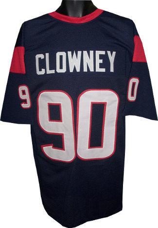 Picture of Athlon CTBL-015510N Jadeveon Clowney Unsigned Navy Custom Stitched Pro Style Football Jersey, Extra Large