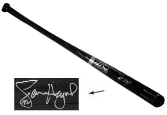 Picture of Athlon CTBL-015531 Jason Heyward Signed Black Big Stick Bat Full Signature - Atlanta Braves - St. Louis Cardinals