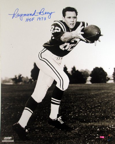 Picture of Athlon CTBL-002004b Raymond Berry Signed Baltimore Colts 16 x 20 Photo HOF 1973
