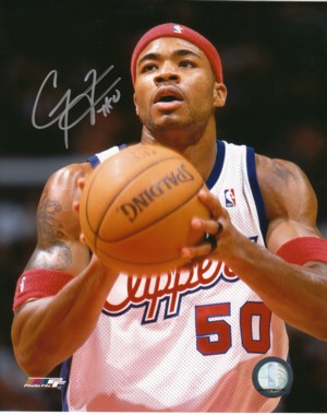 Picture of Athlon CTBL-002073b Corey Maggette Signed La Clippers Photo - 8 x 10