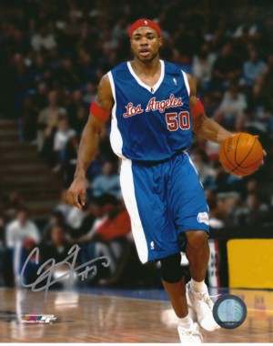Picture of Athlon CTBL-002081b Corey Maggette Signed La Clippers Photo - 8 x 10