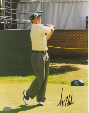 Picture of Athlon CTBL-002237a Scott Hoch Signed Photo PGA Golf - Mounted Hologram - 8 x 10