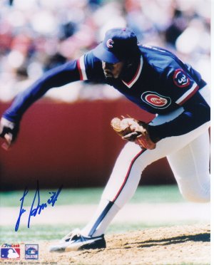 Picture of Athlon CTBL-002456a Lee Smith Signed Chicago Cubs Photo - 8 x 10