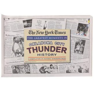 Picture of Athlon CTBL-012039 Oklahoma City Thunder Greatest Moments in History New York Times Historic Newspaper Compilation
