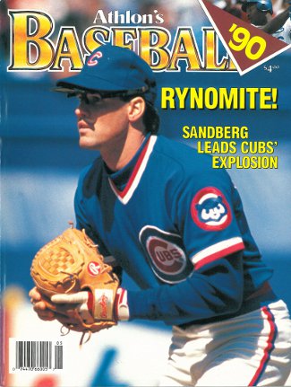 Picture of Athlon CTBL-013232 Ryne Sandberg Unsigned Chicago Cubs Sports 1990 MLB Baseball Preview Magazine