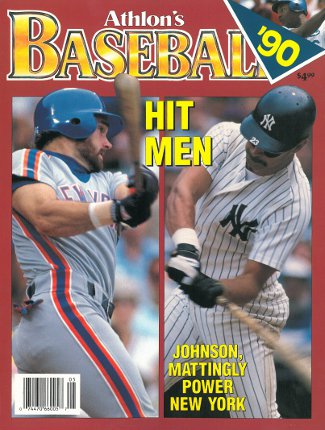 Picture of Athlon CTBL-013236 Don Mattingly Unsigned New York Yankees Sports 1990 MLB Baseball Preview Magazine with Johnson