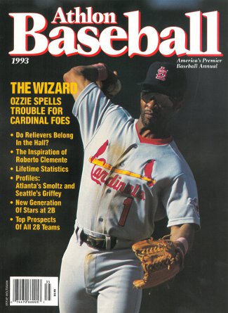 Picture of Athlon CTBL-013251 Ozzie Smith Unsigned St. Louis Cardinals Sports 1993 MLB Baseball Preview Magazine