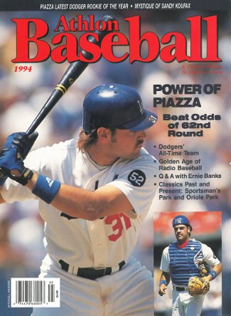 Picture of Athlon CTBL-013256 Mike Piazza Unsigned Los Angeles Dodgers Sports 1994 MLB Baseball Preview Magazine