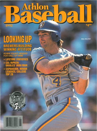 Picture of Athlon CTBL-013283 Paul Molitor Unsigned Milwaukee Brewers Sports 1992 MLB Baseball Preview Magazine