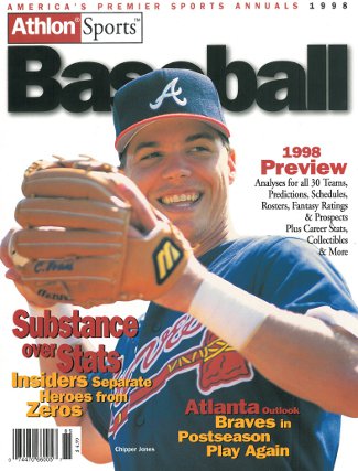 Picture of Athlon CTBL-013284 Chipper Jones Unsigned Atlanta Braves Sports 1998 MLB Baseball Preview Magazine